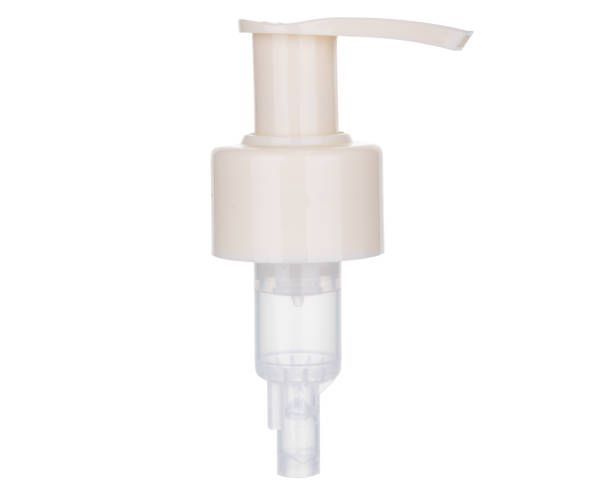istock Beige Plastic Dispenser Pump for Bottles 2205600703