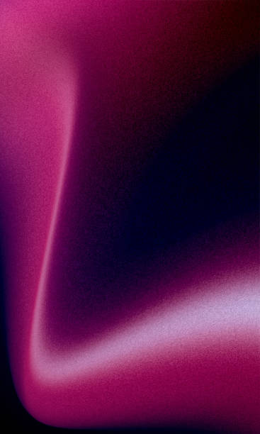 istock 3D curve shape gradient pink white rough texture noise grain dark background illustration web header design book cover poster postcard background element other products 2205610885