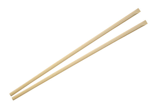 istock wooden chopsticks isolated on white background 2205615715