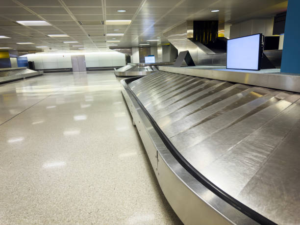 istock Carousel in an airport 2205628667