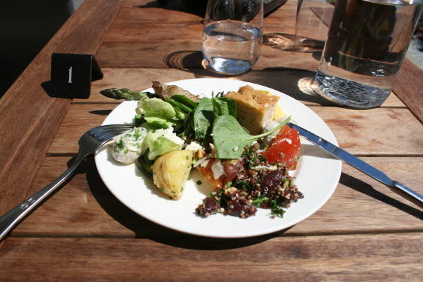 Farm-styled lunch at Walter Peak Farm