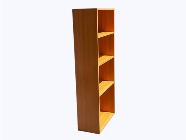 Three-tiered wall-mounted wooden shelf