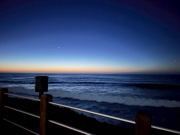 istock Early Twilight with Stars at La Jolla 2205638489