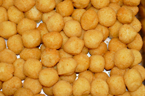 istock Potato croquettes on a buffet, Germany 2205650183