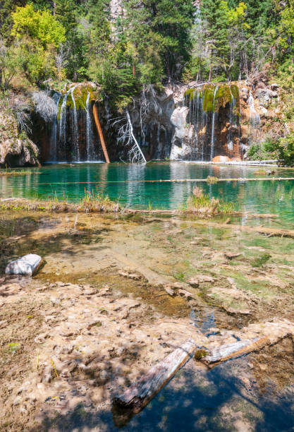 istock Bridal Veil Falls and Clear Water at Hanging Lake 2205653998