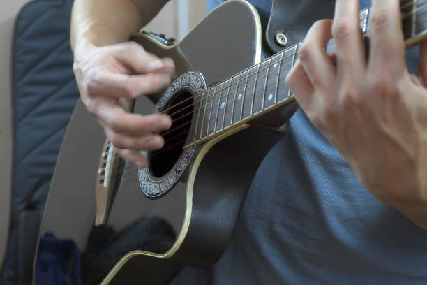 istock Man plays an acoustic guitar 2205657803
