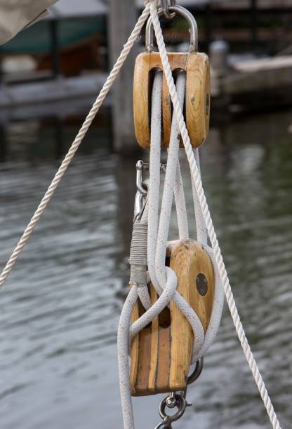 Classical Dutch wooden sailing ship with decorations. Frisian boat, skutjessilen.