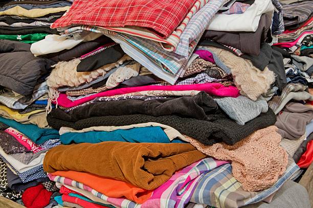 istock At the second hand shop. Sustainable thrift shop 2205670171