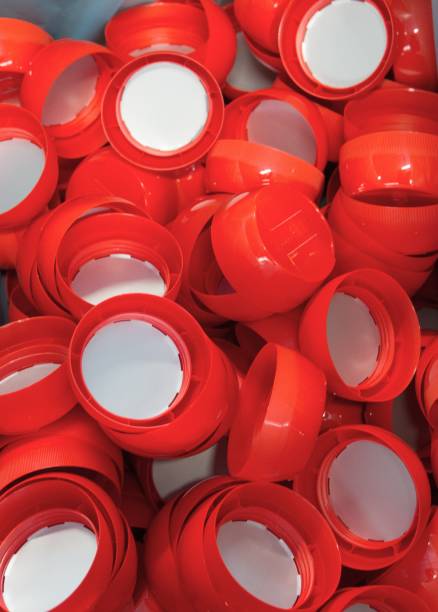 istock Production of plastic caps. Plastic industry. 2205670787