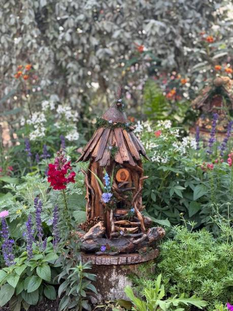 istock Whimsical Fairy House in Garden 2205672772