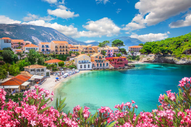 istock Assos village in Kefalonia, Greece 2205678103