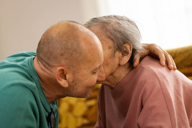 istock Kissing Son with Love 2205685766