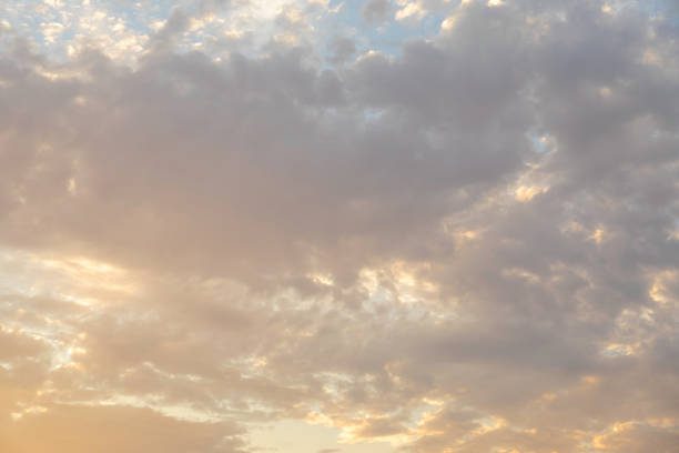 istock Beautiful colorful cloudy sunset sky background 2205688912