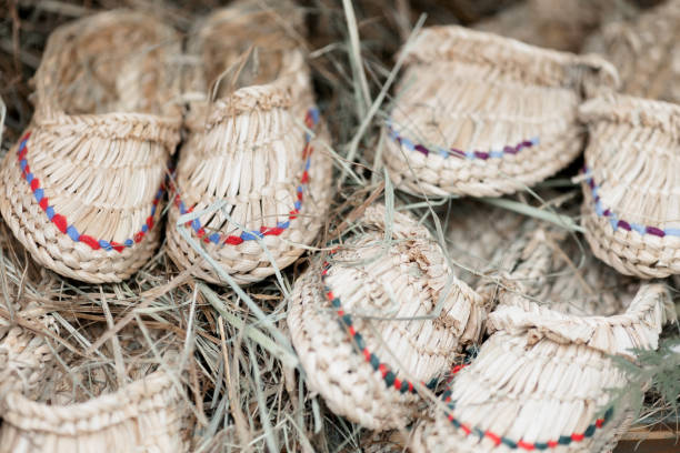 Straw sandal