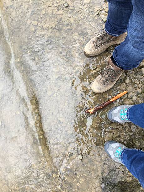 Walking along a lake’s shoreline in sturdy boots feels like a quiet escape from the world.