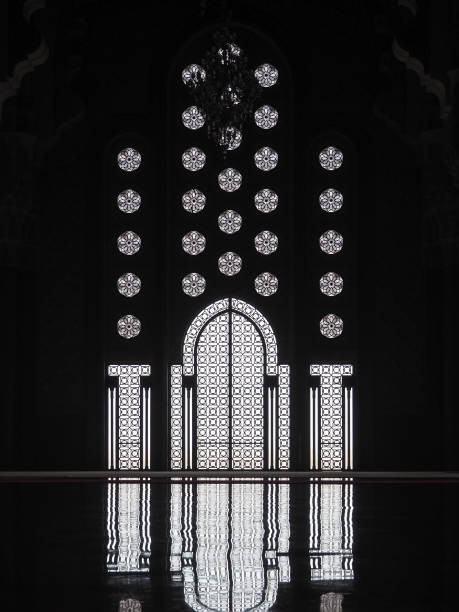 istock Hassan II Mosque - Casablanca, Morocco - vertical, Bright 2205696851