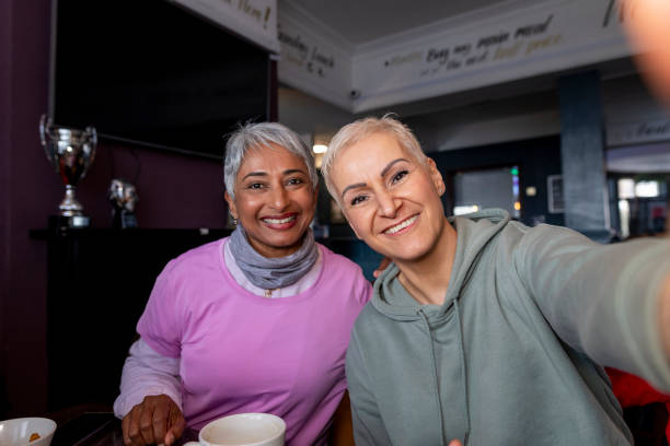 istock A Selfie Moment with Middle-Aged Friends 2205707512