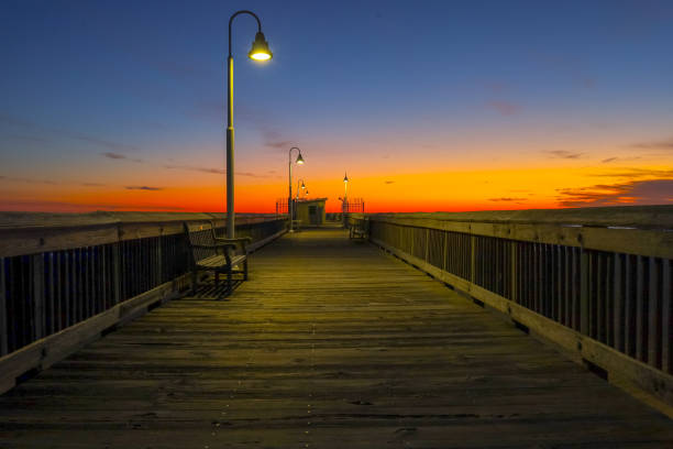 istock Sunrise at Virginia Beach shore 2205714268