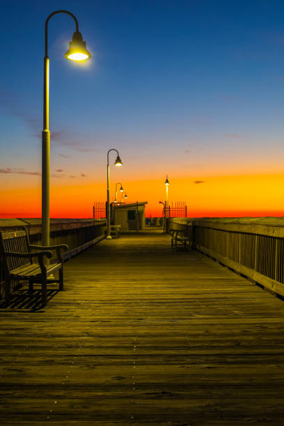istock Sunrise at Virginia Beach shore 2205714270