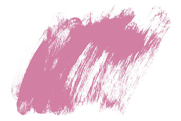 istock Grunge Bold Pink Brush Stroke Isolated on White Background. Grainy modern paint smear texture for presentations, cover, ad, website, poster, card 2205722298