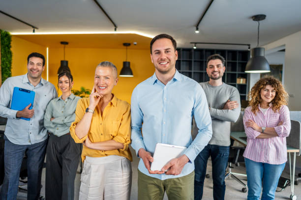 istock Successful business team in a modern company 2205729039