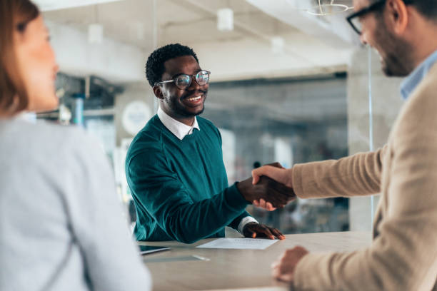 istock Handshake for the new agreement 2205730463