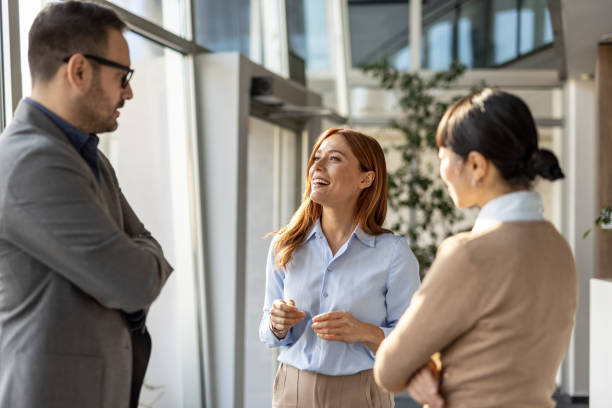 istock Business team discussing strategy in modern office 2205732830