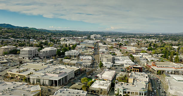istock Aerial Shot of Downtown Walnut Creek, CA 2205742778