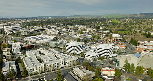 istock Downtown Streets in Walnut Creek, CA - Aerial 2205742789