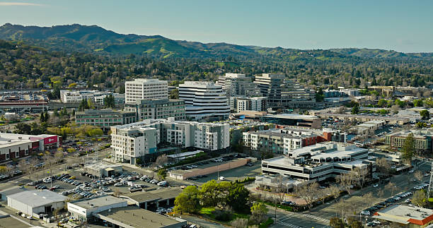 istock Walnut Creek, CA on a Sunny Day - Aerial 2205742953