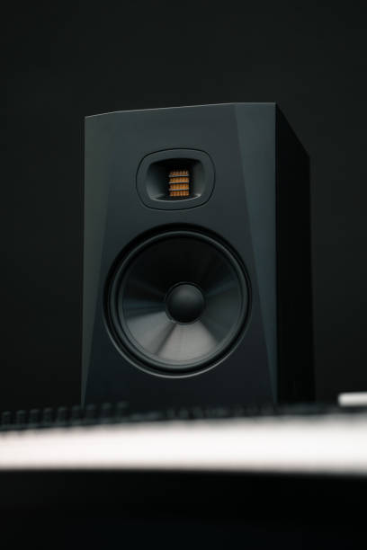 istock Music studio speaker, recording studio equipment 2205755594