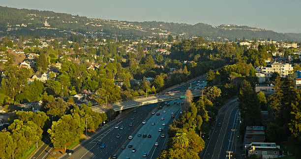 istock Oakland, Alameda County, California on a Warm Sunset - Drone Shot 2205756066