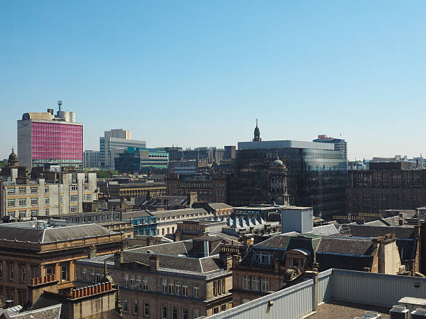 istock Aerial view of Glasgow 2205761399