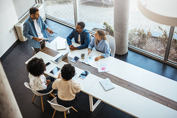 istock Business Team Meeting and Collaboration in a Modern Office Environment 2205767866