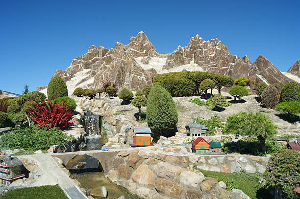 Rimini, Italy - 27 August 2012: Italy in Miniature park in Rimini