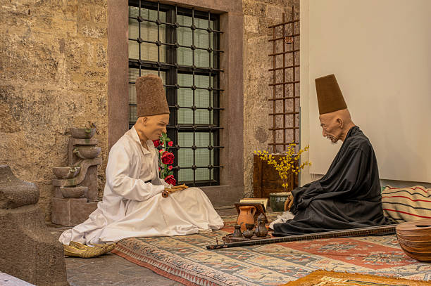 exhibition in Jakovali Hassan Pasha Mosque of the Mevlevi dervishes, Pecs, Hungary, March 13, 2025