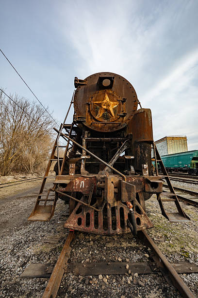 istock Old rusty abandoned steam locomotive 2205778547