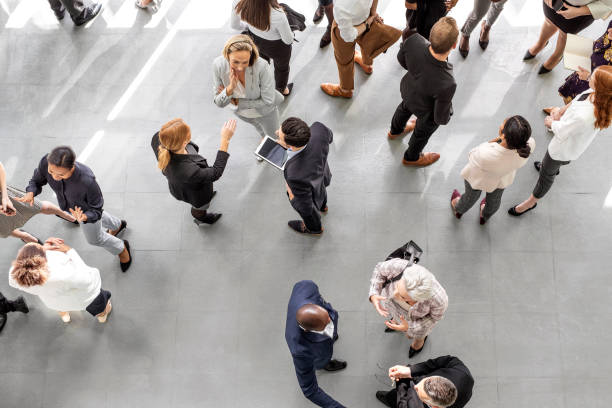 istock Engaging Diverse Professionals Collaborating at Business Conference 2205781736