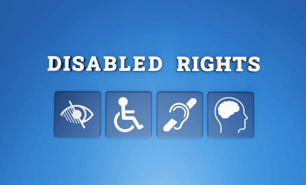 istock Disabled, Disability Signs, Icons are Visual Presentation. 2205785354