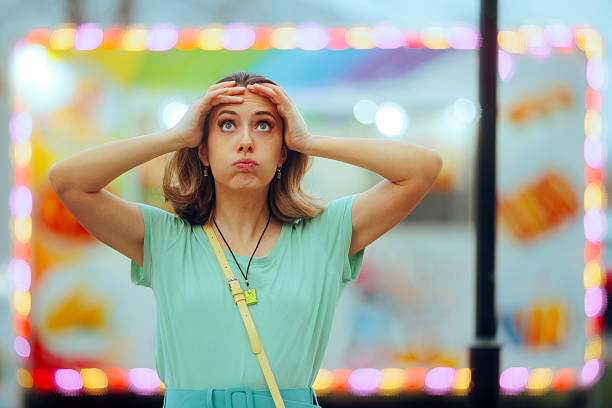 istock Stressed Desperate Woman Feeling Clueless and Confused 2205792890