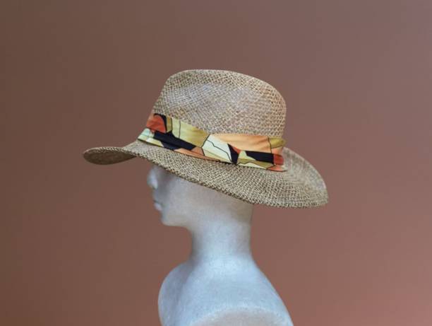 istock Wide-brimmed straw hat made from rope 2205807164
