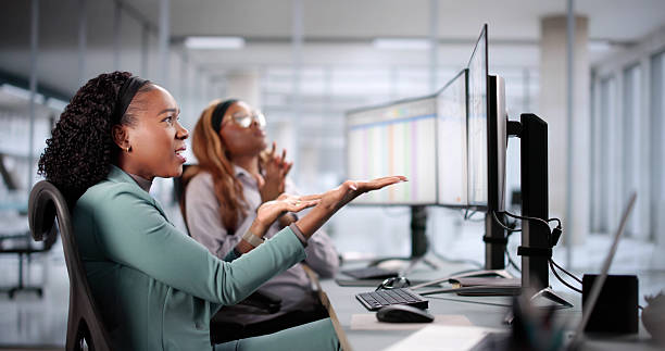istock Overwhelmed accountant woman struggles under workload, frustrated 2205819095