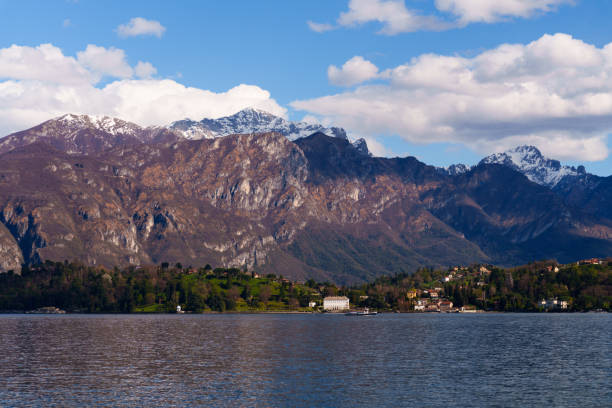 istock Wide panoramic scene of mountains and Como lake 2205823799