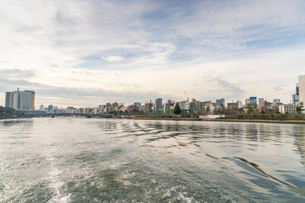 Sumida River in Tokyo Japan