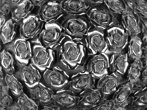 rose blossom background in the color of the year 2025 Mocha Mousse. High quality photo