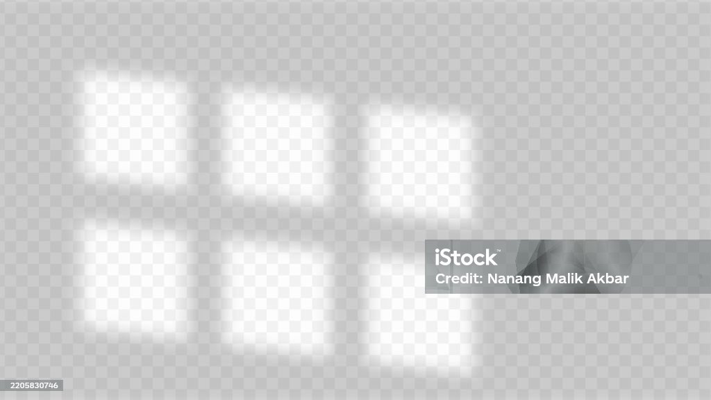 Shadow Window With Transparent Background Stock Illustration - Download ...