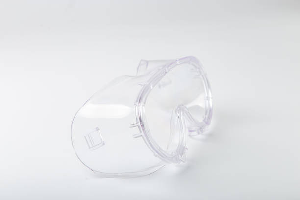 istock medical goggles, surgical goggles, plastic goggles, in white background 2205831165
