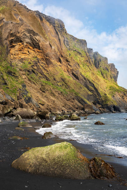 istock Black Sand Beach Reynisfjara in Iceland 2205831850
