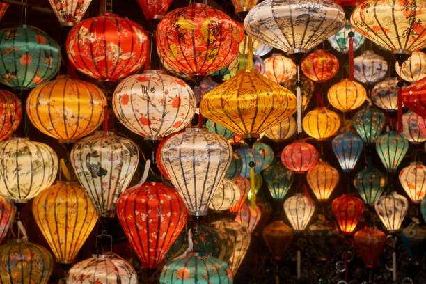 Lanterns in Hoi An ancient town at night