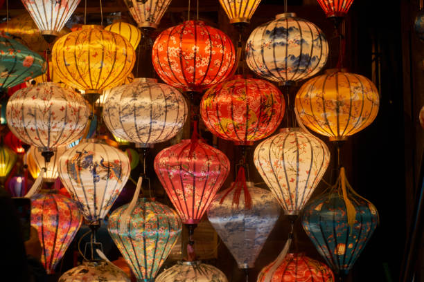 istock Lanterns in Hoi An ancient town at night 2205838541